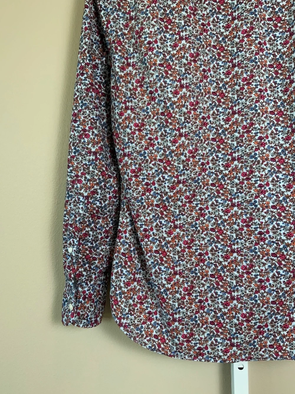 J. Crew Floral Printed Slim Fit Casual Button Down Shirt